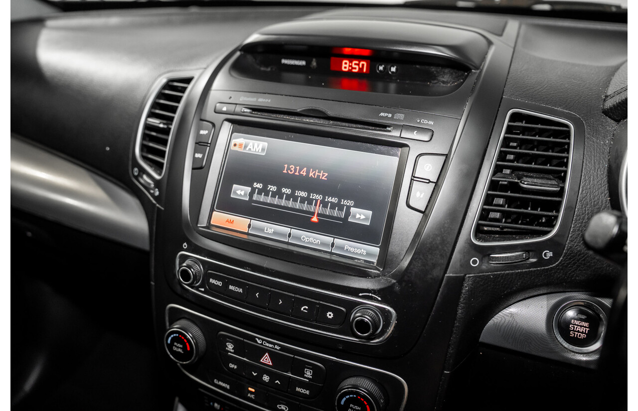 5/2015 Kia Sorento Platinum (4x4) XM MY15 4d Wagon Platinum Graphite Metallic Turbo Diesel 2.2L - 7 Seater