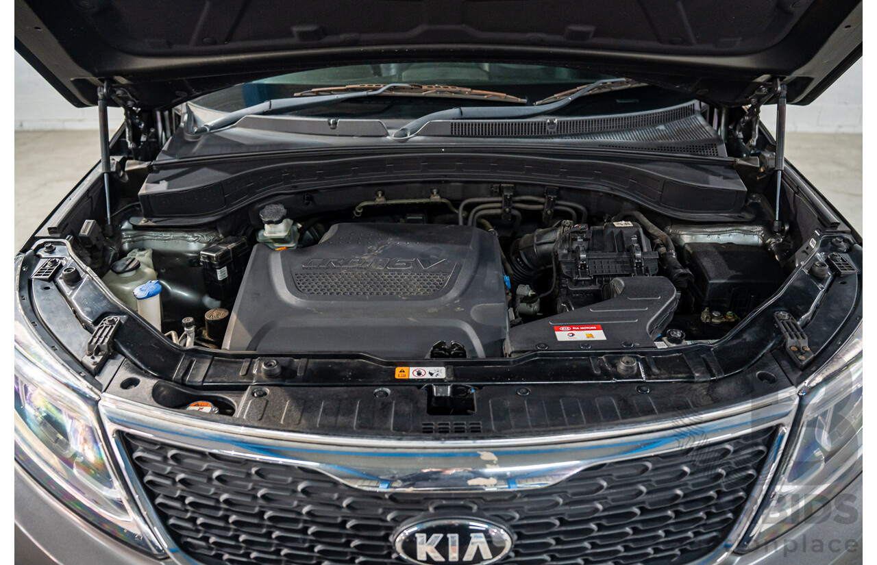 5/2015 Kia Sorento Platinum (4x4) XM MY15 4d Wagon Platinum Graphite Metallic Turbo Diesel 2.2L - 7 Seater
