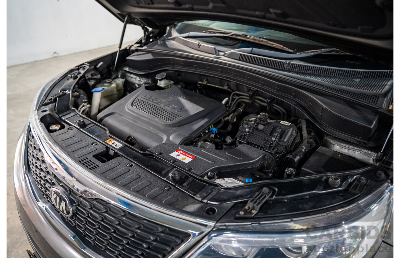 5/2015 Kia Sorento Platinum (4x4) XM MY15 4d Wagon Platinum Graphite Metallic Turbo Diesel 2.2L - 7 Seater