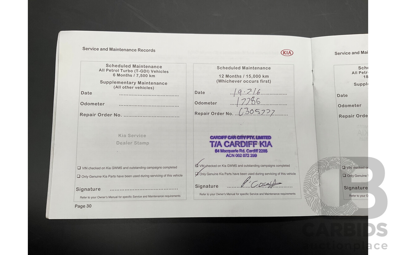 5/2015 Kia Sorento Platinum (4x4) XM MY15 4d Wagon Platinum Graphite Metallic Turbo Diesel 2.2L - 7 Seater