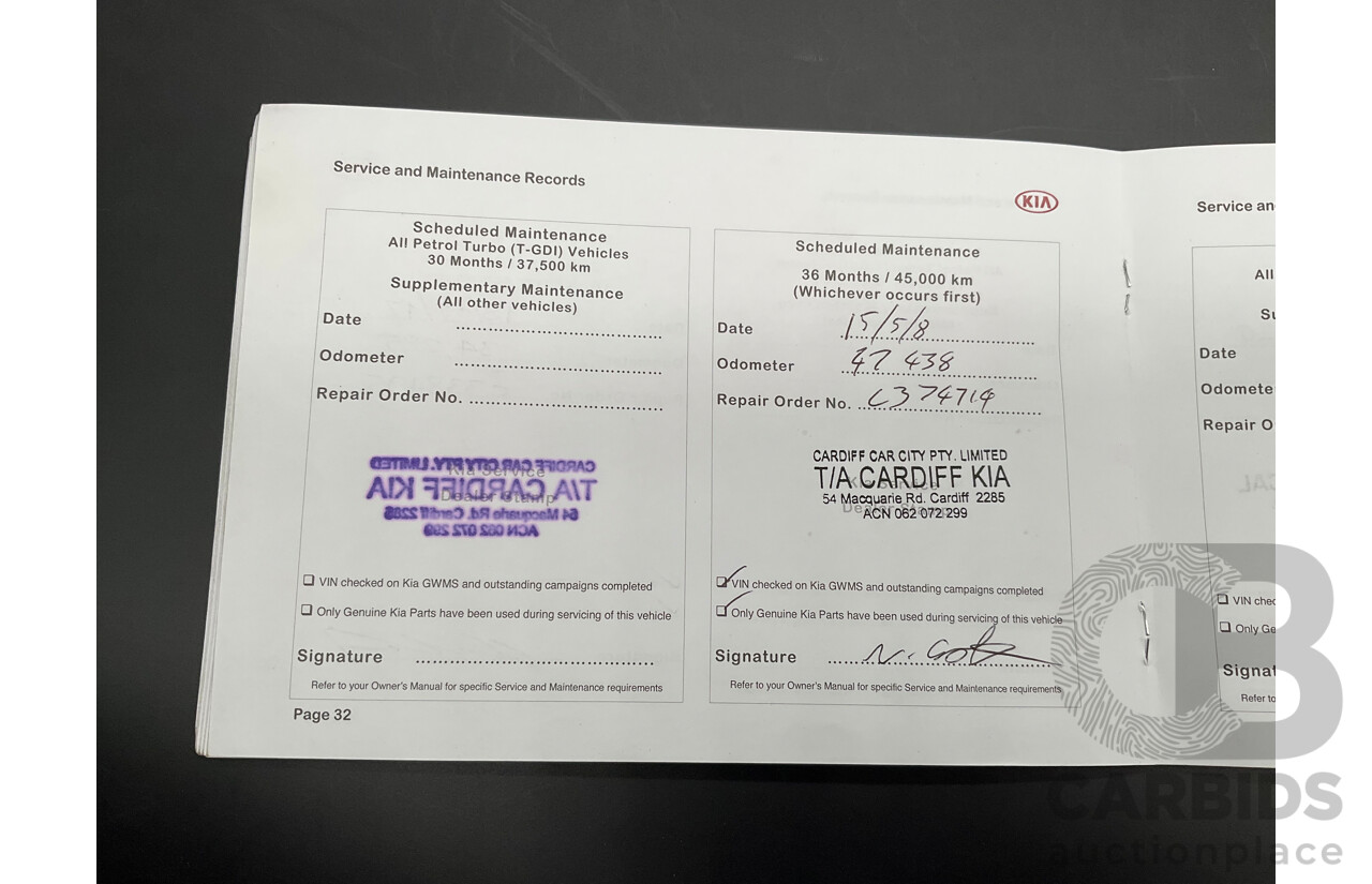 5/2015 Kia Sorento Platinum (4x4) XM MY15 4d Wagon Platinum Graphite Metallic Turbo Diesel 2.2L - 7 Seater