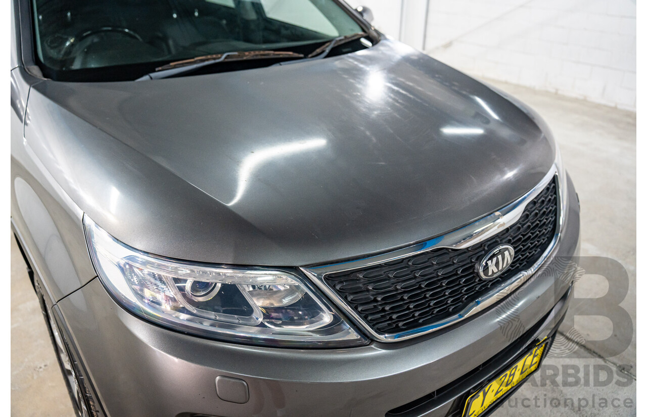 5/2015 Kia Sorento Platinum (4x4) XM MY15 4d Wagon Platinum Graphite Metallic Turbo Diesel 2.2L - 7 Seater