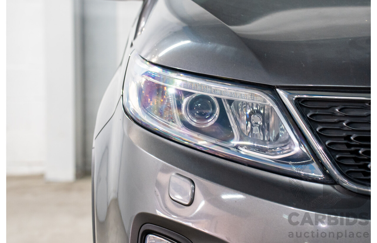 5/2015 Kia Sorento Platinum (4x4) XM MY15 4d Wagon Platinum Graphite Metallic Turbo Diesel 2.2L - 7 Seater
