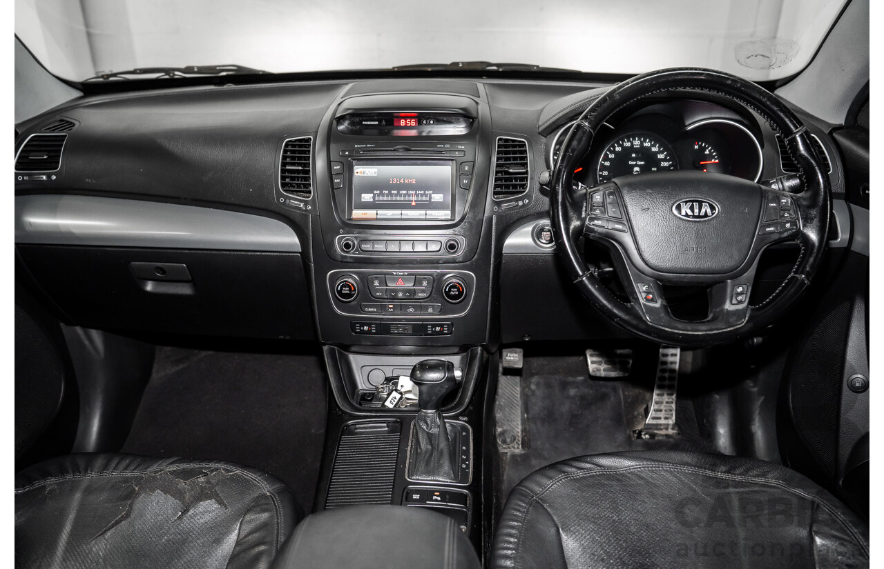 5/2015 Kia Sorento Platinum (4x4) XM MY15 4d Wagon Platinum Graphite Metallic Turbo Diesel 2.2L - 7 Seater