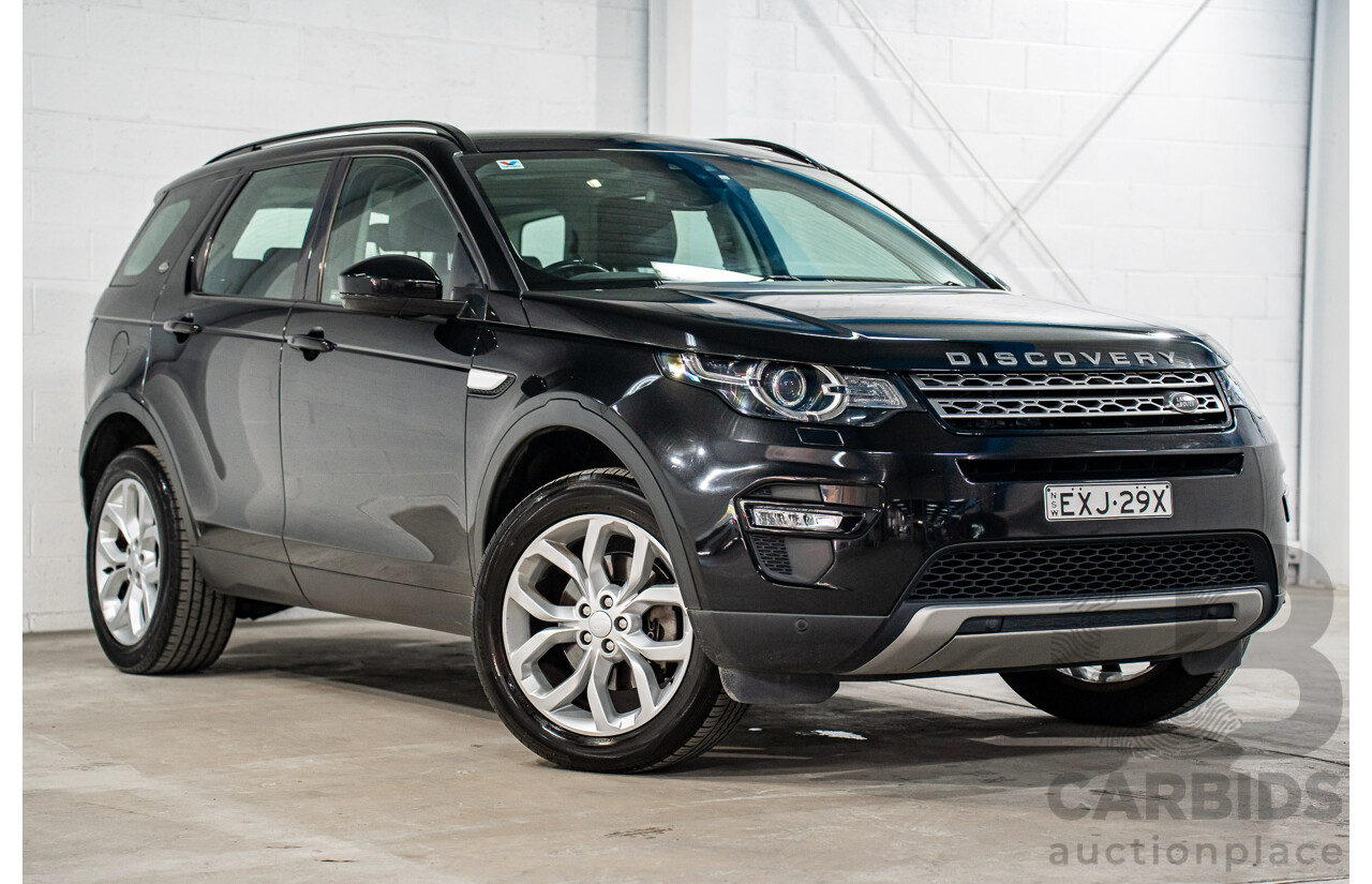 10/2016 Land Rover Discovery Sport TD4 180 HSE (AWD) LC MY17 4d Wagon Santorini Black Metallic Turbo Diesel 2.0L - 7 Seater