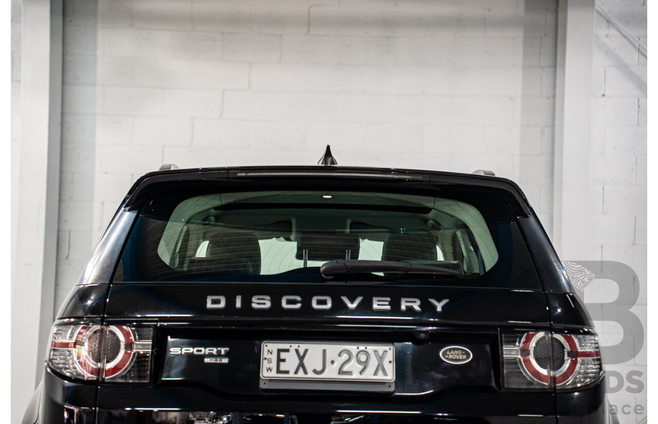 10/2016 Land Rover Discovery Sport TD4 180 HSE (AWD) LC MY17 4d Wagon Santorini Black Metallic Turbo Diesel 2.0L - 7 Seater