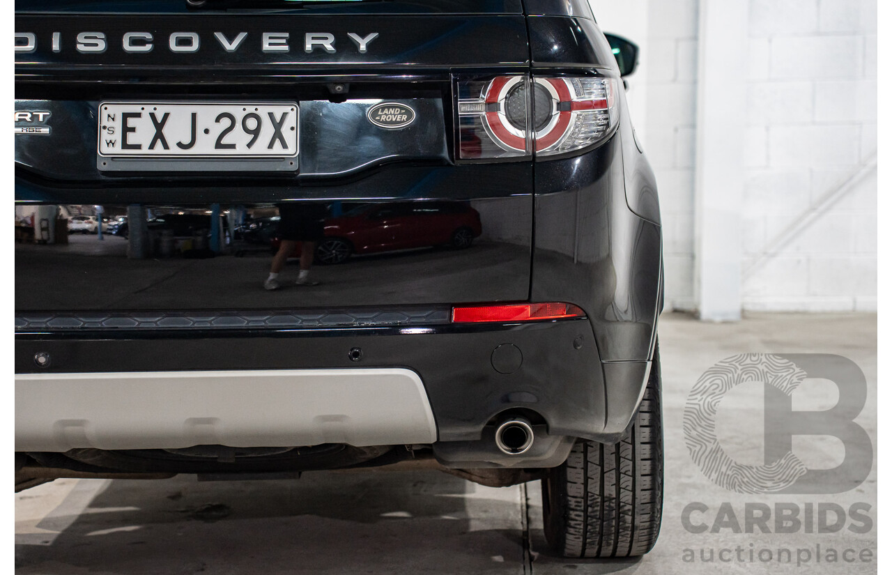 10/2016 Land Rover Discovery Sport TD4 180 HSE (AWD) LC MY17 4d Wagon Santorini Black Metallic Turbo Diesel 2.0L - 7 Seater