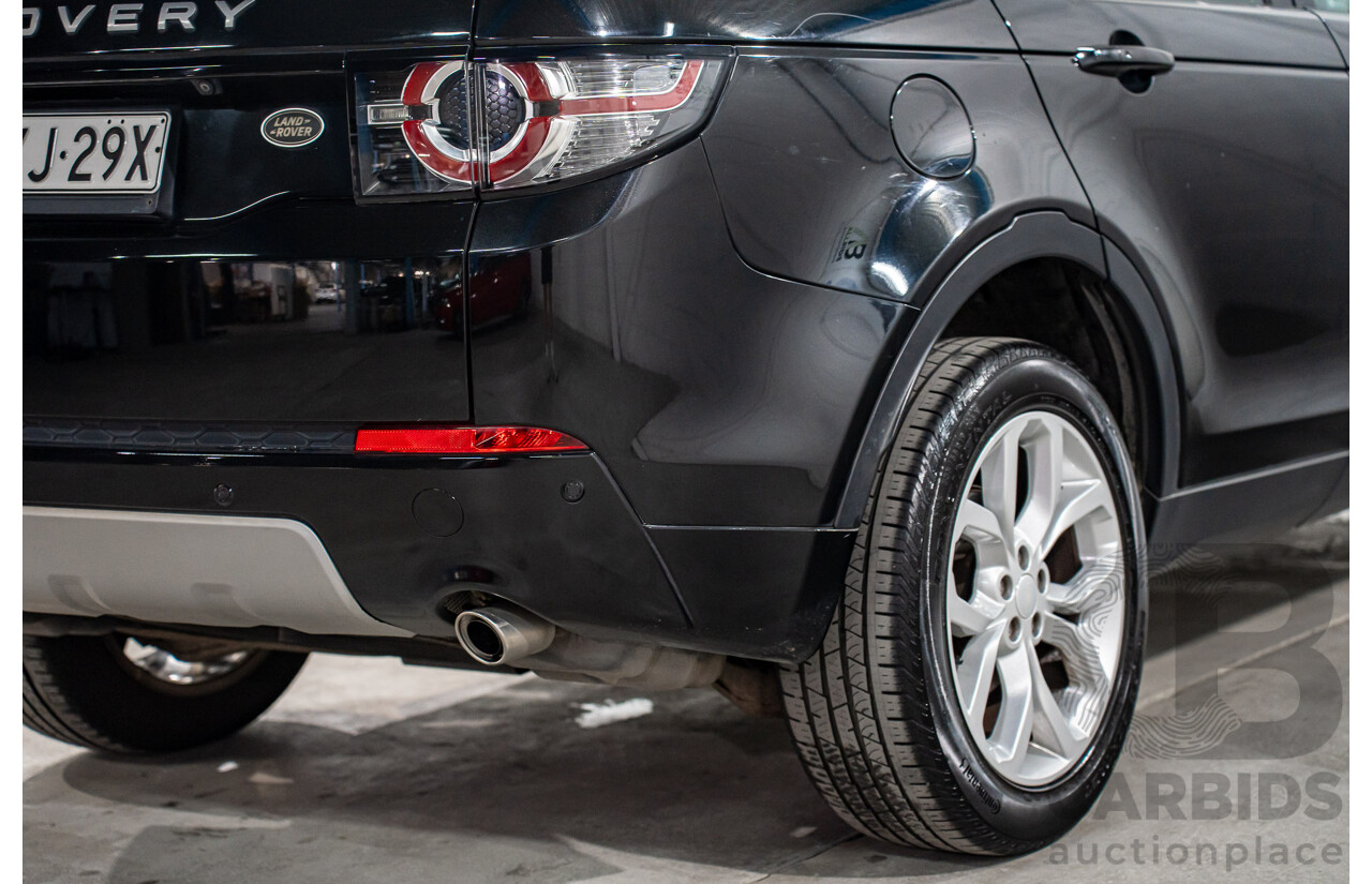 10/2016 Land Rover Discovery Sport TD4 180 HSE (AWD) LC MY17 4d Wagon Santorini Black Metallic Turbo Diesel 2.0L - 7 Seater