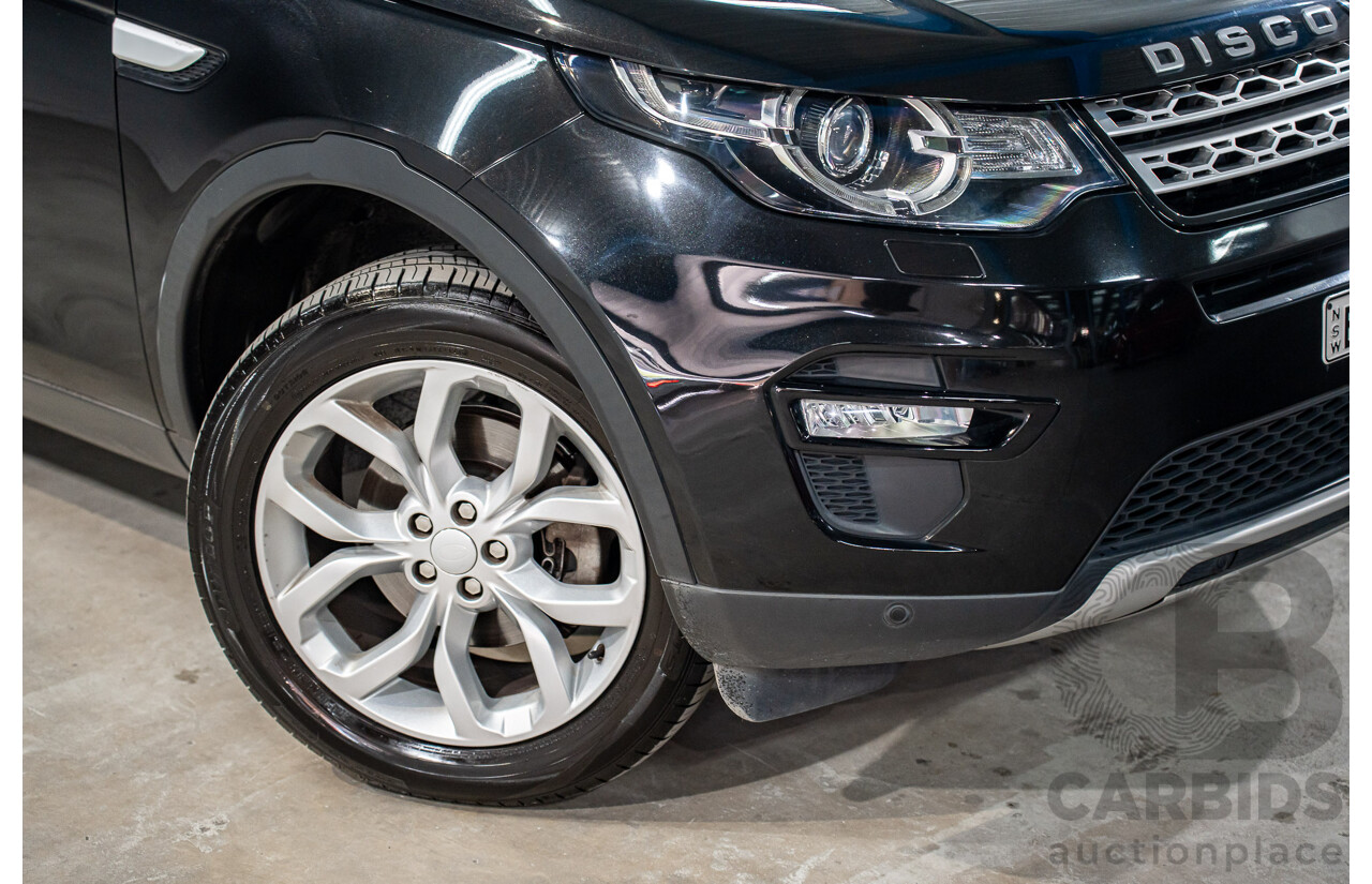 10/2016 Land Rover Discovery Sport TD4 180 HSE (AWD) LC MY17 4d Wagon Santorini Black Metallic Turbo Diesel 2.0L - 7 Seater
