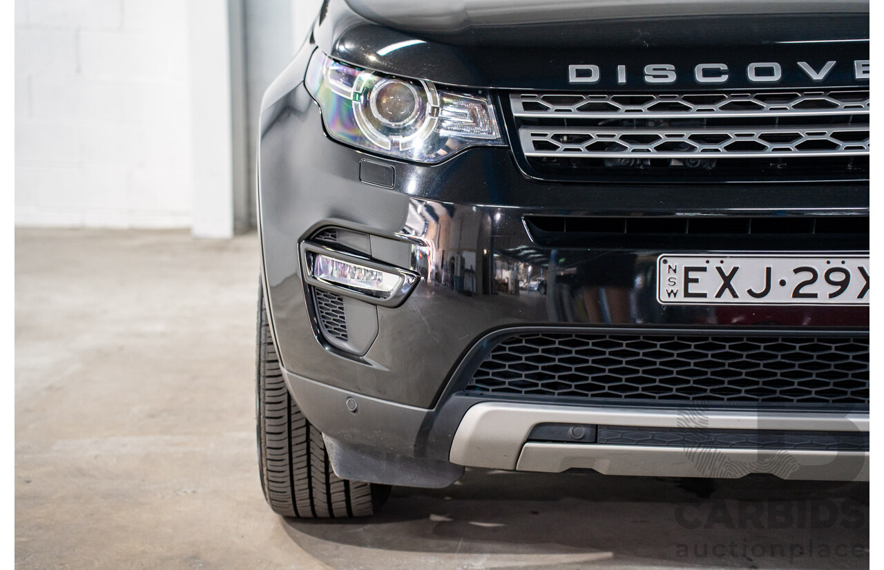 10/2016 Land Rover Discovery Sport TD4 180 HSE (AWD) LC MY17 4d Wagon Santorini Black Metallic Turbo Diesel 2.0L - 7 Seater