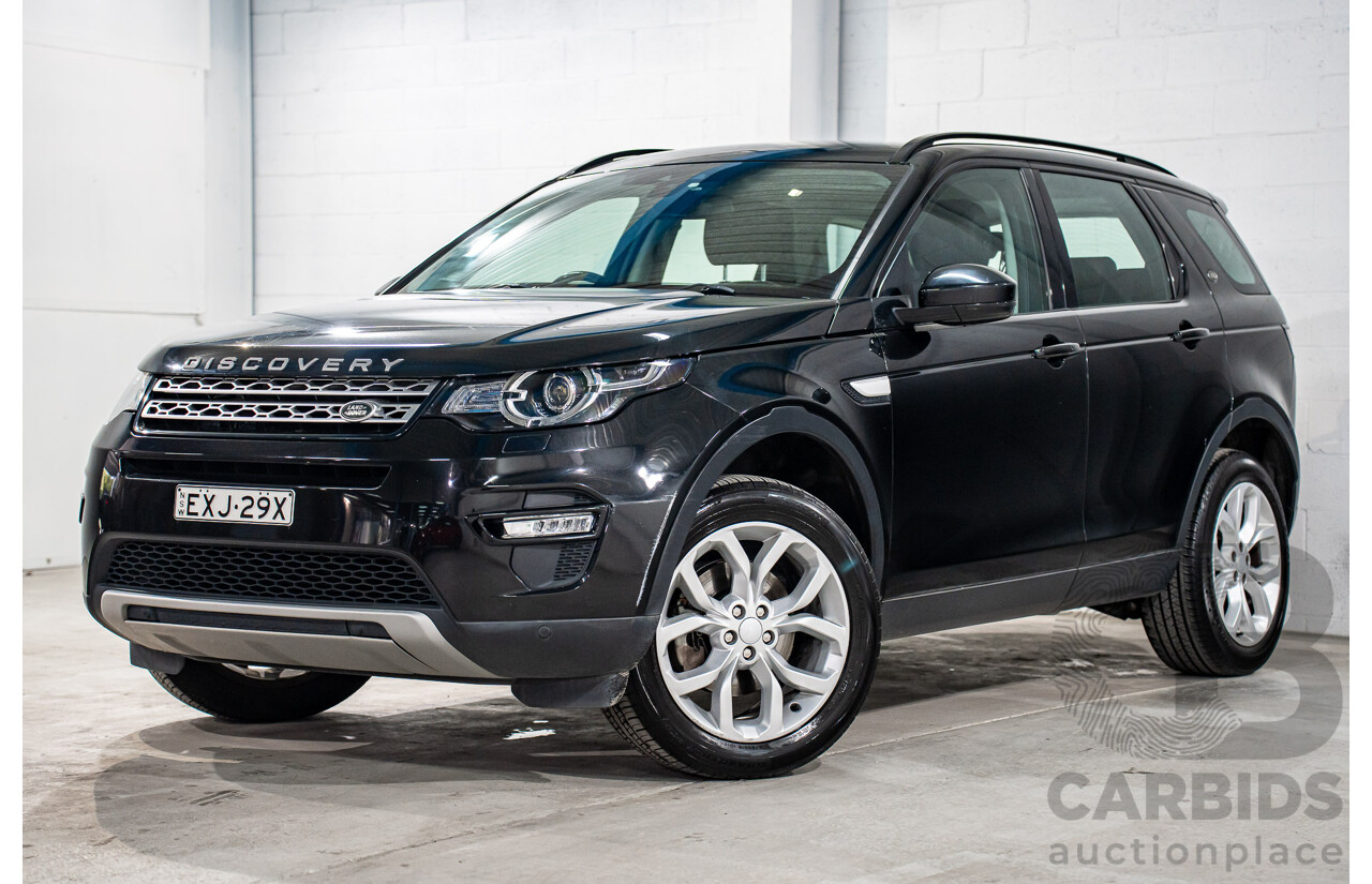 10/2016 Land Rover Discovery Sport TD4 180 HSE (AWD) LC MY17 4d Wagon Santorini Black Metallic Turbo Diesel 2.0L - 7 Seater