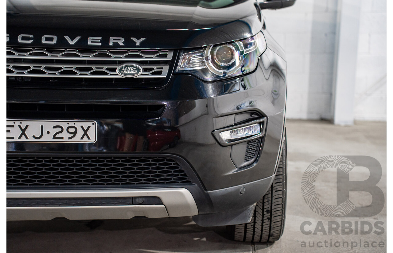 10/2016 Land Rover Discovery Sport TD4 180 HSE (AWD) LC MY17 4d Wagon Santorini Black Metallic Turbo Diesel 2.0L - 7 Seater
