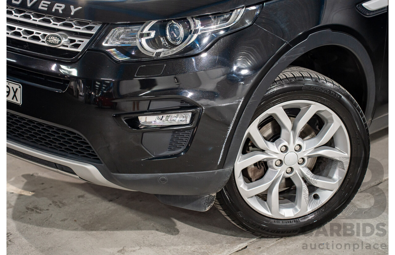 10/2016 Land Rover Discovery Sport TD4 180 HSE (AWD) LC MY17 4d Wagon Santorini Black Metallic Turbo Diesel 2.0L - 7 Seater