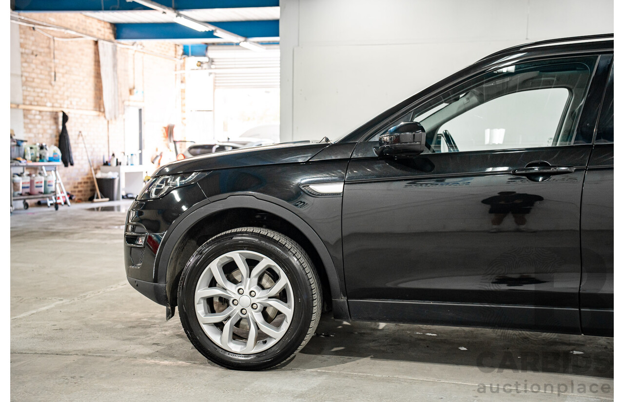 10/2016 Land Rover Discovery Sport TD4 180 HSE (AWD) LC MY17 4d Wagon Santorini Black Metallic Turbo Diesel 2.0L - 7 Seater