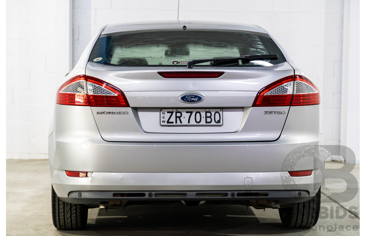 6/2008 Ford Mondeo Zetec MA 4d Sedan Silver 2.3L