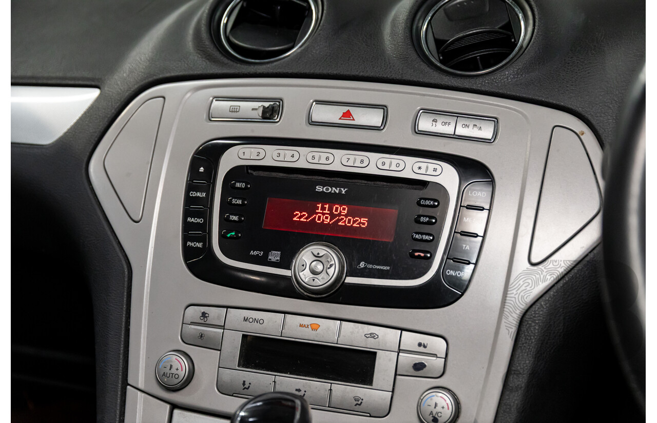 6/2008 Ford Mondeo Zetec MA 4d Sedan Silver 2.3L