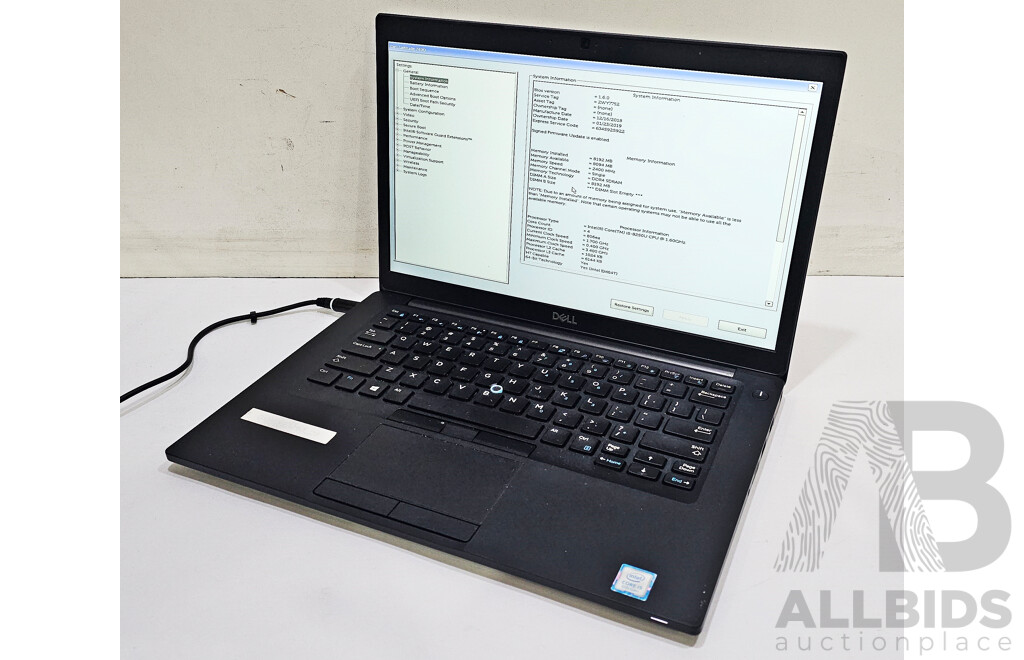 Dell Latitude 7490 Intel Core i5 (8250U) 1.60GHz-3.40GHz 4-Core CPU 14-Inch FHD Laptop