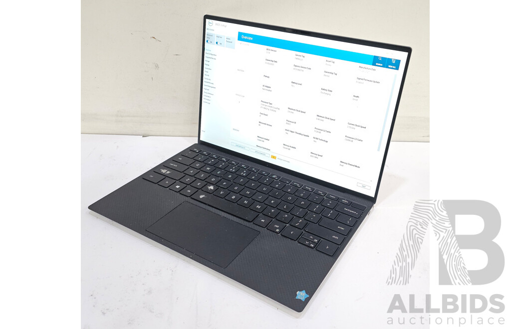 Dell  XPS 13 9310 Intel Core I7 (1185G7) 3.0GHz-4.80GHz 4-Core CPU 13-Inch Laptop