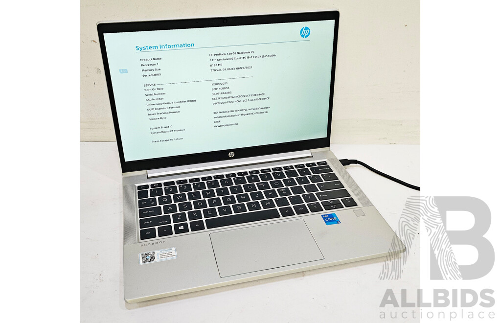 HP EliteBook 830 G8 11th Gen Intel Core I5 (1135G7) 2.4GHz-4.20GHz 4-Core CPU 13.3-Inch Laptop