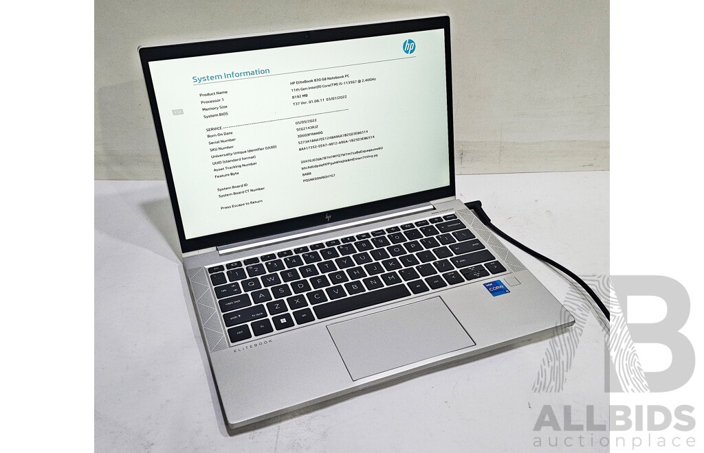 HP EliteBook 830 G8 11th Gen Intel Core I5 (1135G7) 2.4GHz-4.20GHz 4-Core CPU 13.3-Inch Laptop