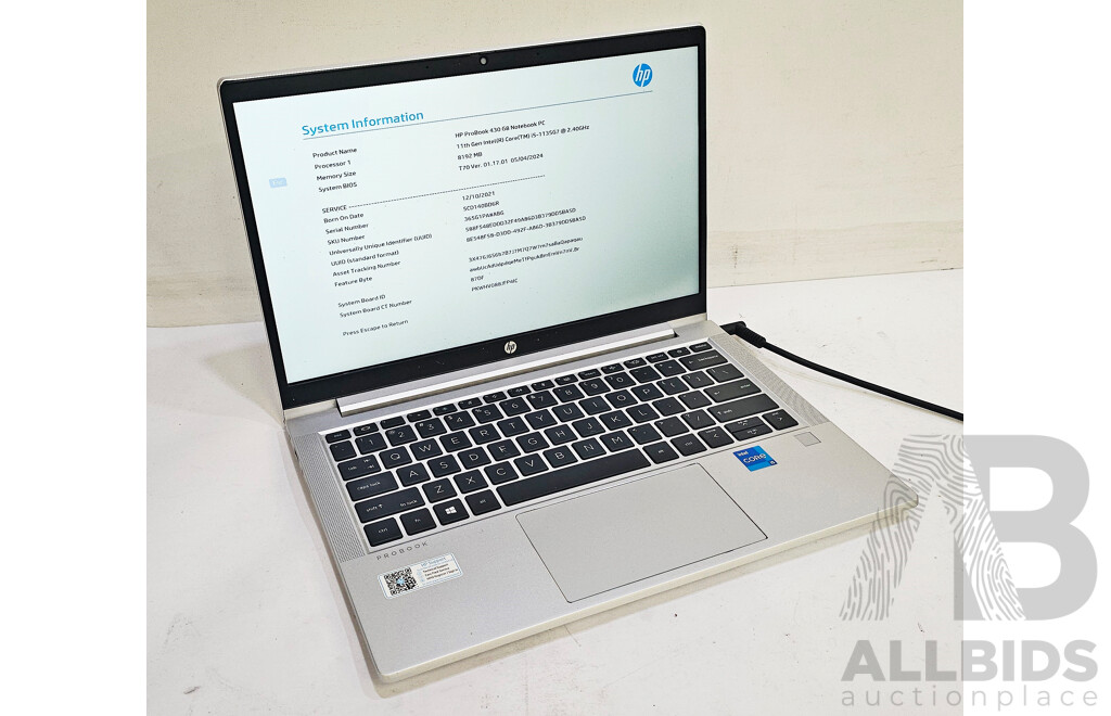 HP EliteBook 830 G8 11th Gen Intel Core I5 (1135G7) 2.4GHz-4.20GHz 4-Core CPU 13.3-Inch Laptop