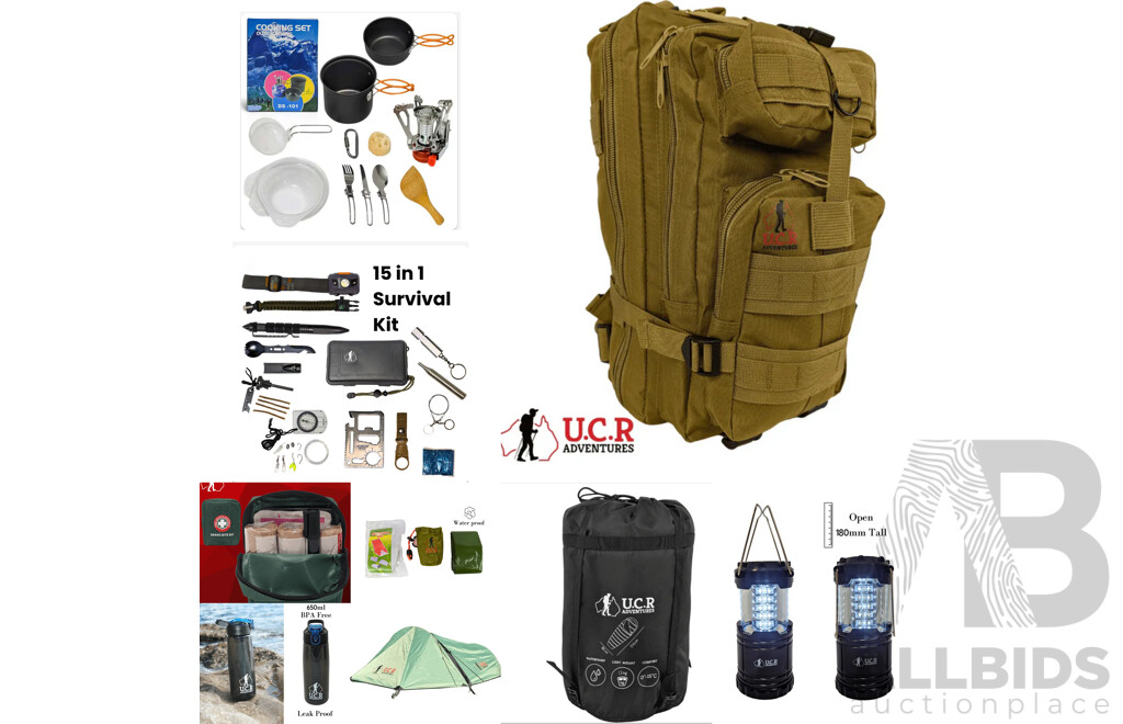 U.C.R Adventures Hiking Essentials Package 10 - ORP $ 589.99