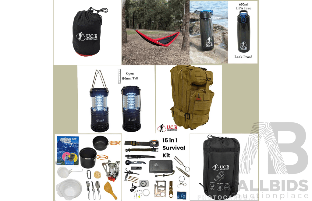 U.C.R Adventures Hiking Essentials Package 6 - ORP $ 384.99