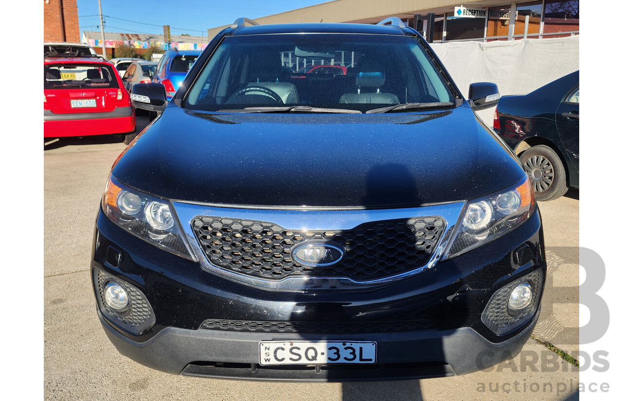4/2010 Kia Sorento Platinum (4x4) XM 4d Wagon Black 2.2L