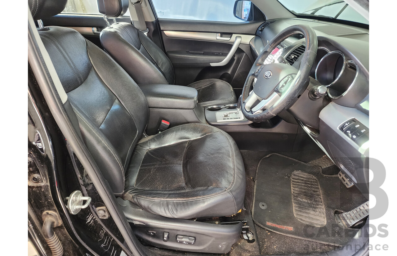 4/2010 Kia Sorento Platinum (4x4) XM 4d Wagon Black 2.2L