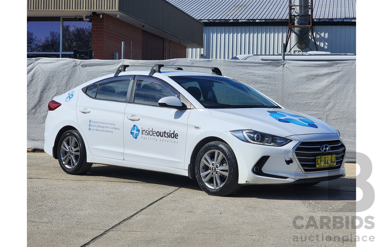 2/2018 Hyundai Elantra Active AD 4d Sedan White 2.0L
