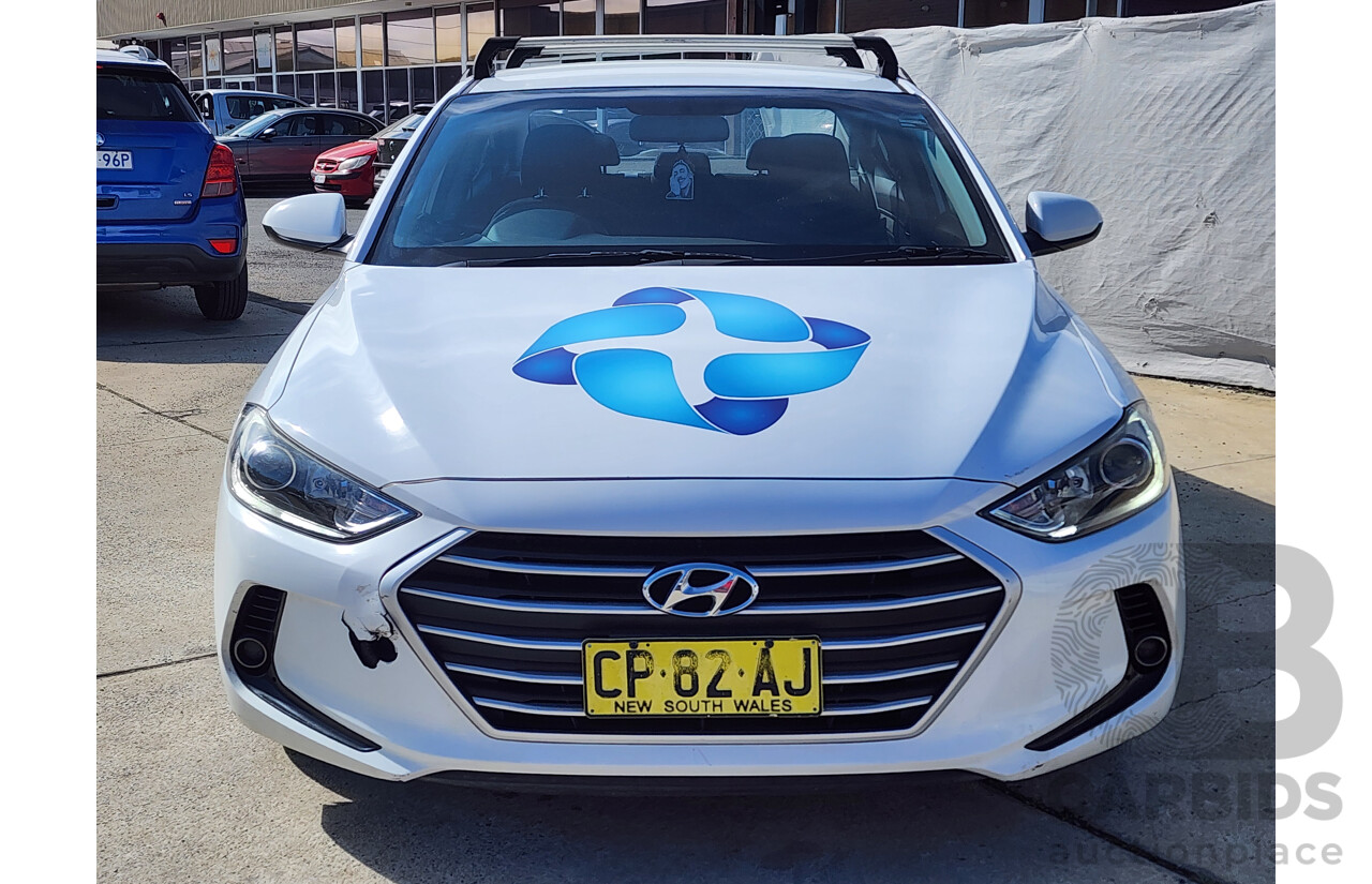 2/2018 Hyundai Elantra Active AD 4d Sedan White 2.0L