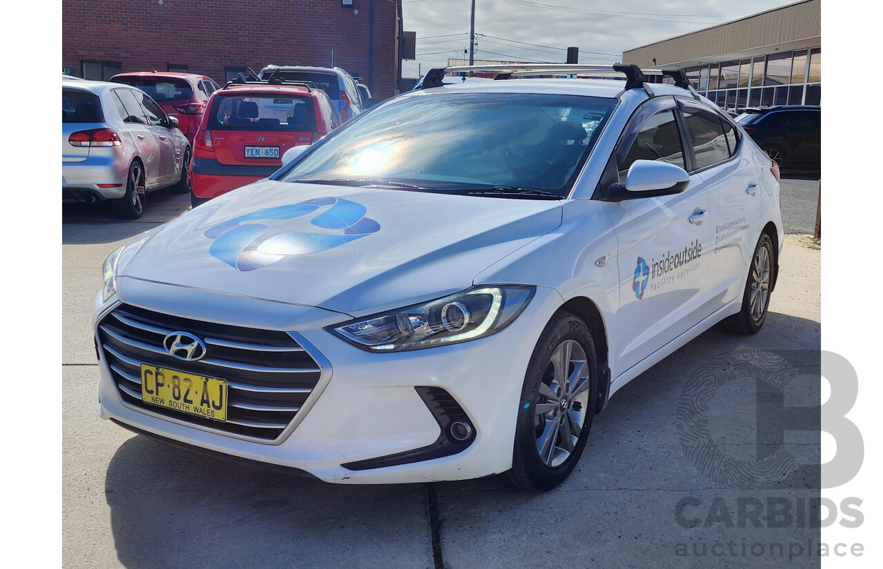 2/2018 Hyundai Elantra Active AD 4d Sedan White 2.0L