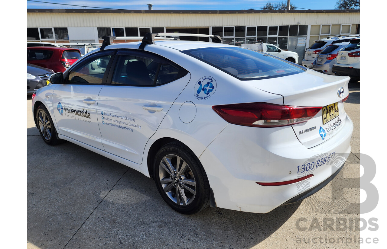 2/2018 Hyundai Elantra Active AD 4d Sedan White 2.0L