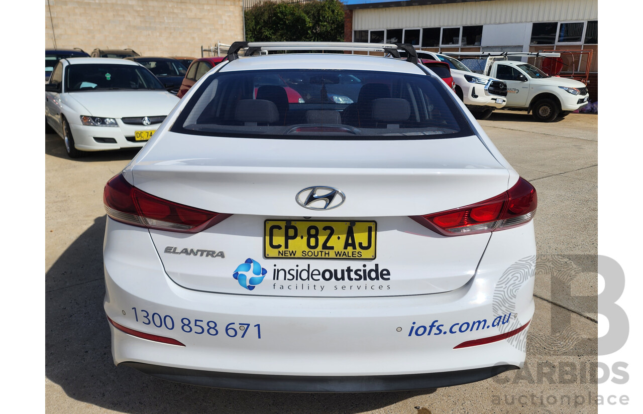 2/2018 Hyundai Elantra Active AD 4d Sedan White 2.0L