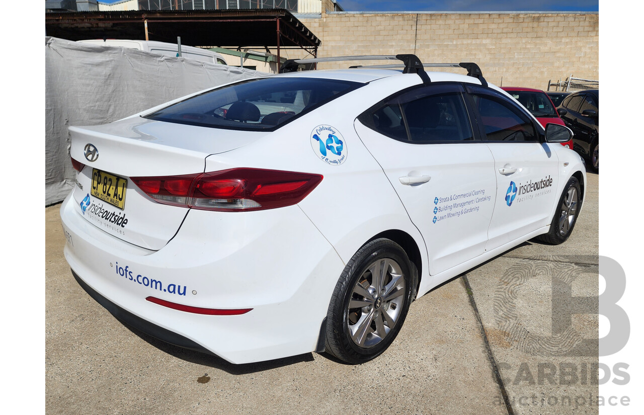 2/2018 Hyundai Elantra Active AD 4d Sedan White 2.0L