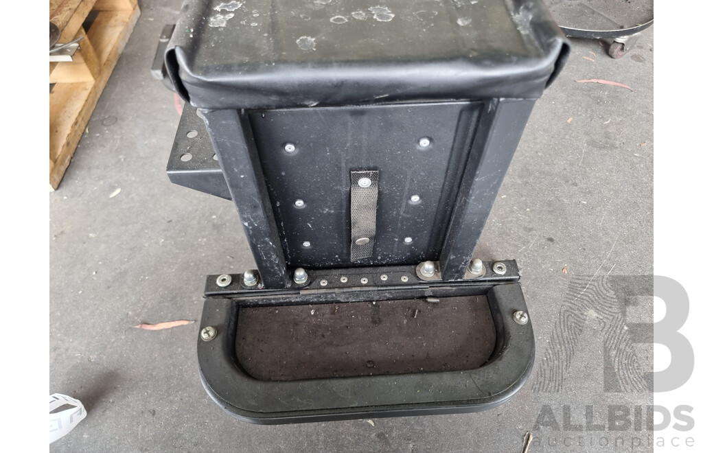 Assorted Job Lot - Wheeled Toolbox Padded Seat & Limited Edition Snap-On Mechanics Wheeled Lay-down Creeper ETC