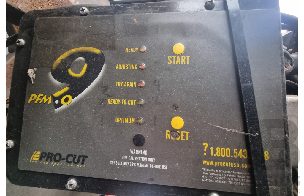 2003 Circa, Pro Cut Industrial Brake Lathe