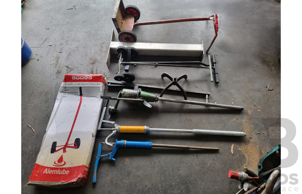 Assorted Job Lot - Workshop Trolleys & Assorted Tools ETC