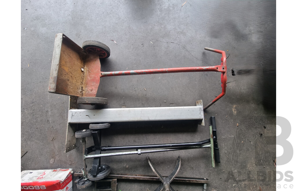Assorted Job Lot - Workshop Trolleys & Assorted Tools ETC