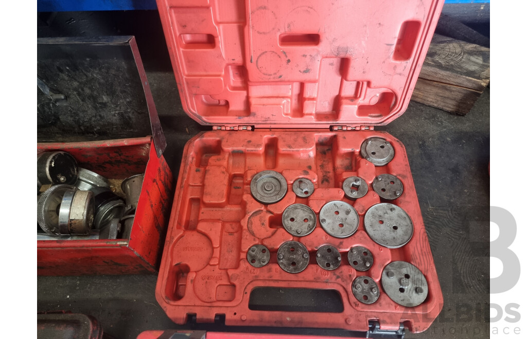 Quantity of 4 Assorted Toolboxes ETC