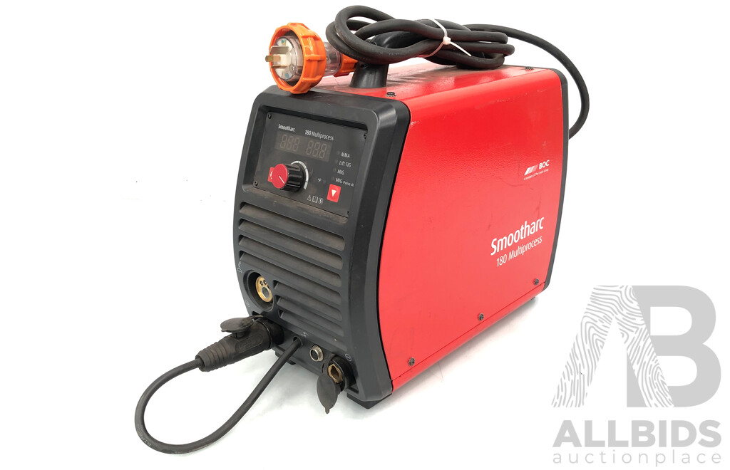 BOC Smootharc 180 Multiprocess  Inverter MIG/MMA/TIG Welder