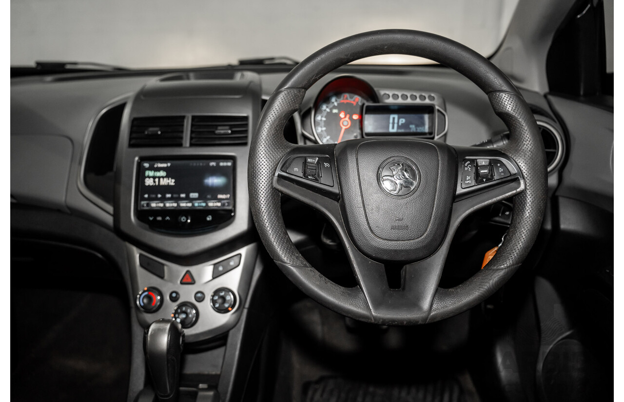 11/2015 Holden Barina X (FWD) TM MY16 5d Hatchback Summit White 1.6L