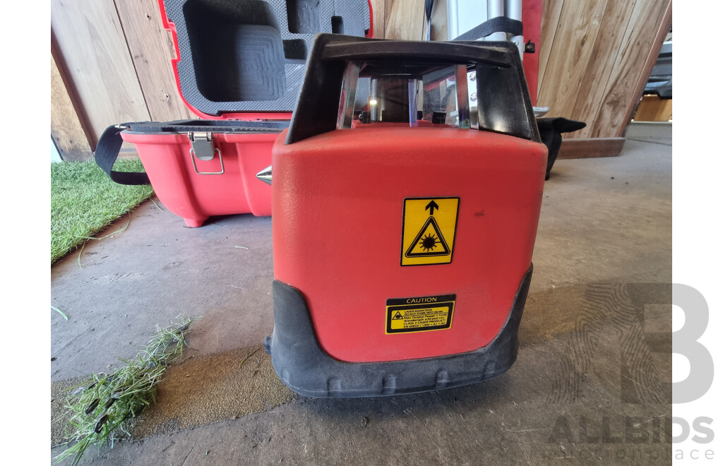 Assorted Job Lot - General A3 Pro Rotary Laser Level, Tripod, Crossliner & Powerline ETC