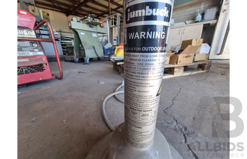 Jumbuck Portable Table Top Gas Heater