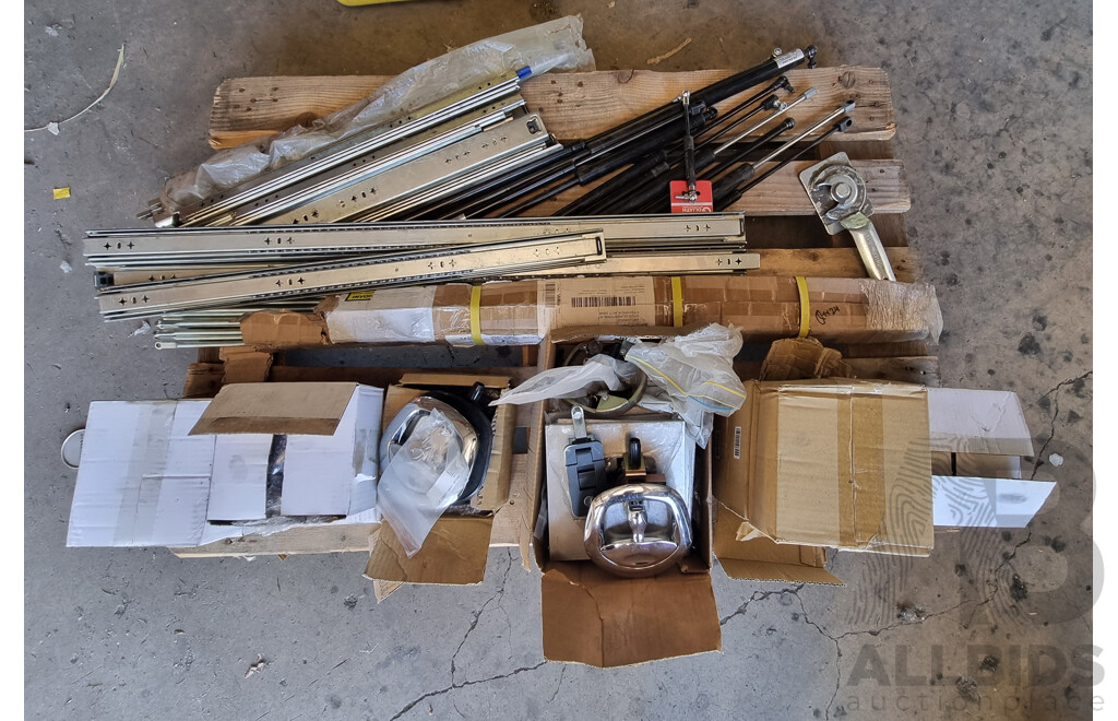 Assorted Job Lot - Pallet Containing Toolbox /Drawer Fixures ETC