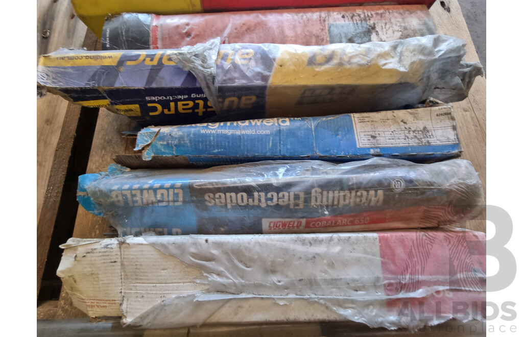Assorted Job Lot - Quantity of Welding Rods & Wire Reels ETC