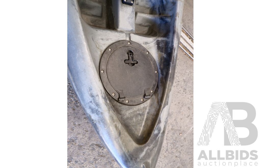 Seak Rapid 2.7M Customized Fishing Kayak with Watersnake ASP T18 Transom Mount Electric Trolling Motor & Accessories ETC