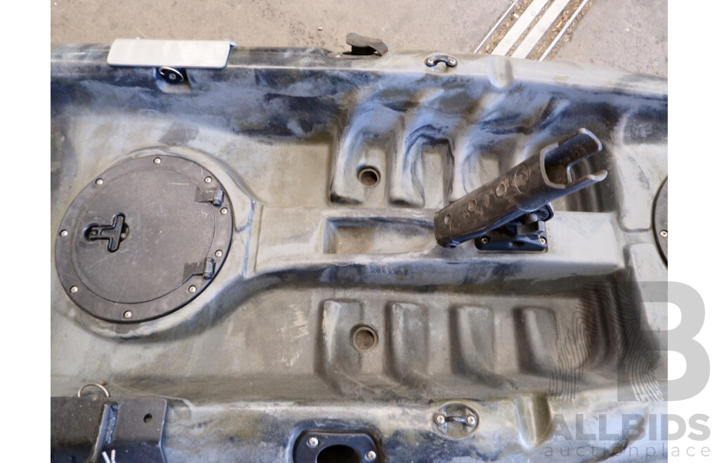 Seak Rapid 2.7M Customized Fishing Kayak with Watersnake ASP T18 Transom Mount Electric Trolling Motor & Accessories ETC