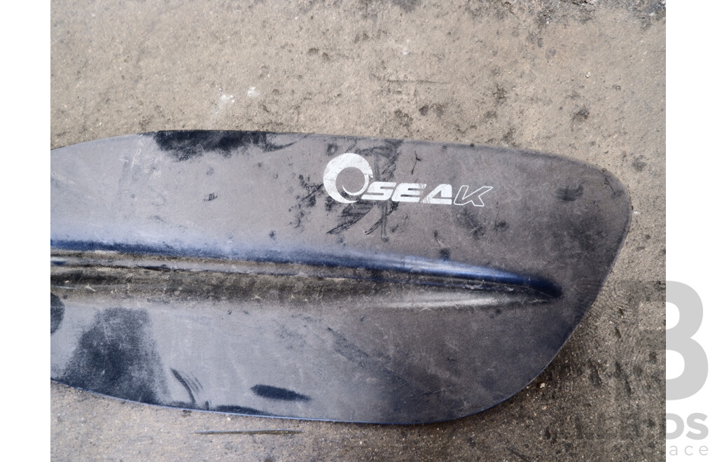 Seak Rapid 2.7M Customized Fishing Kayak with Watersnake ASP T18 Transom Mount Electric Trolling Motor & Accessories ETC