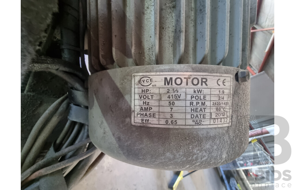 2012, Hafco Metal Master Swivel Head Dual Mitre Metal Cutting Band Saw